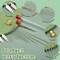 34-piece stainless steel sewing needle set with assorted sizes (2"–6.9"), large-eye stitching needles with storage tube for quilting, darning, upholstery, and doll making (11 sizes)